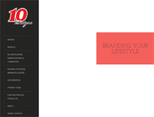 Tablet Screenshot of 10designsinc.com